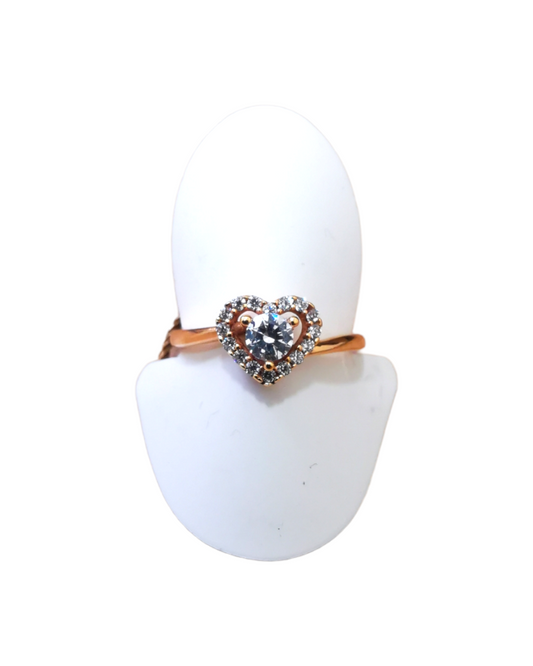 Anello Cuore Donna 750/1000