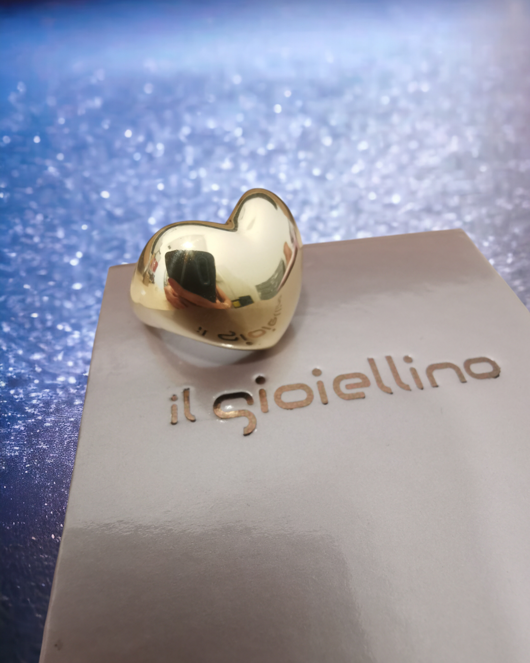 Anello ''Bubble Heart'' 750/1000